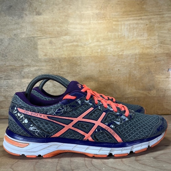 Asics Shoes - Asics Gel Excite 4 Womens Size 9 Running Shoes Sneakers Coral Purple T6E8N